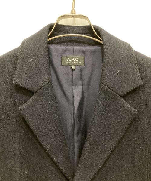 A.P.C.（アーペーセー）A.P.C. (アーペーセー) ウールチェスターコート ネイビー サイズ:XSの古着・服飾アイテム