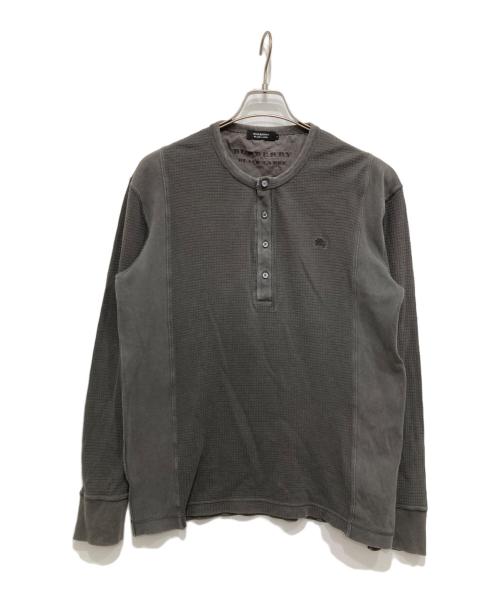 BURBERRY BLACK LABEL（バーバリーブラックレーベル）BURBERRY BLACK LABEL (バーバリーブラックレーベル) ロングスリーブカットソー グレー サイズ:3の古着・服飾アイテム