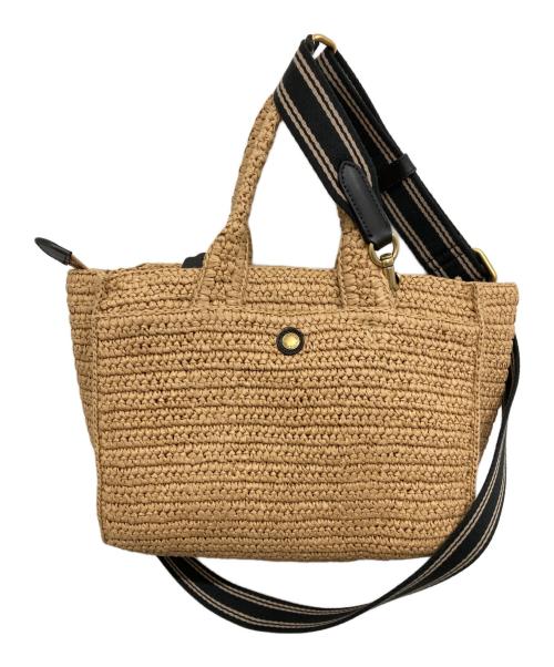 COACH（コーチ）COACH (コーチ) ストロ‐カーゴトート バッグ26 ベージュの古着・服飾アイテム