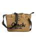 COACH（コーチ）の古着「ストロ‐カーゴトート バッグ26」｜ベージュ