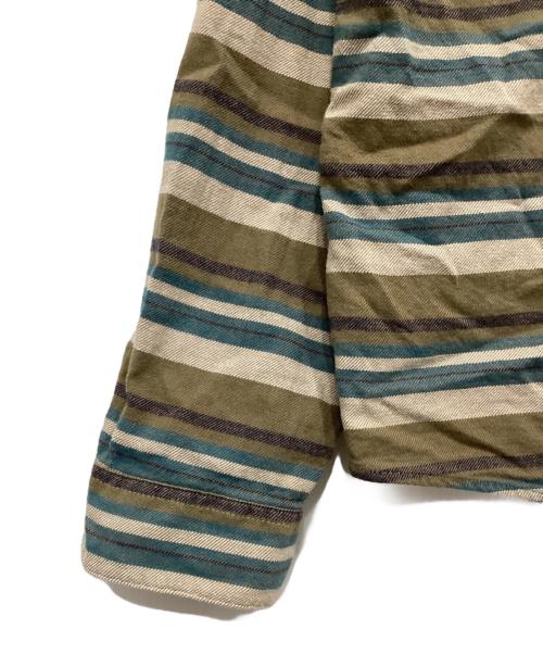 Patagonia（パタゴニア）Patagonia (パタゴニア) マルチボーダーシャツ カーキ サイズ:Lの古着・服飾アイテム
