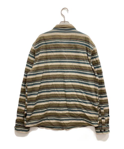 Patagonia（パタゴニア）Patagonia (パタゴニア) マルチボーダーシャツ カーキ サイズ:Lの古着・服飾アイテム