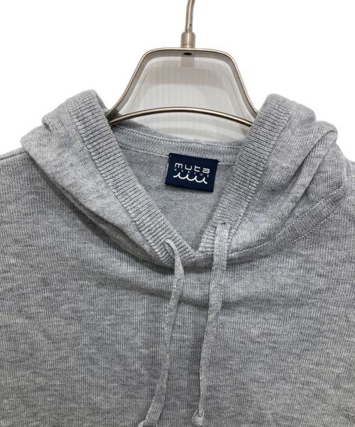 muta MARINE（ムータマリン）muta MARINE (ムータマリン) ニットパーカー グレー サイズ:Sの古着・服飾アイテム