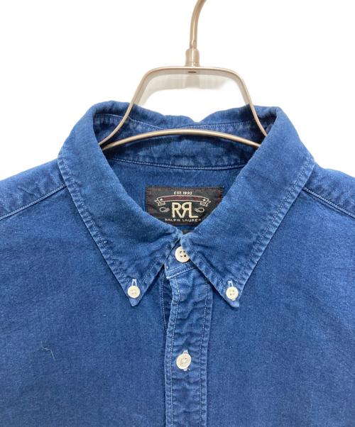 RRL（ダブルアールエル）RRL (ダブルアールエル) コットンBDシャツ ネイビー サイズ:Mの古着・服飾アイテム