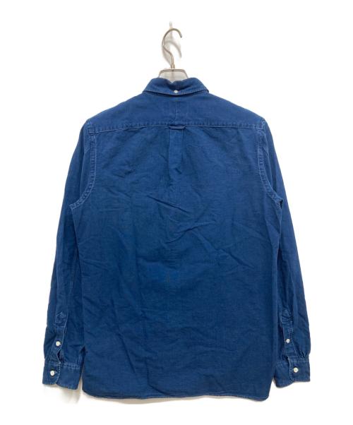 RRL（ダブルアールエル）RRL (ダブルアールエル) コットンBDシャツ ネイビー サイズ:Mの古着・服飾アイテム
