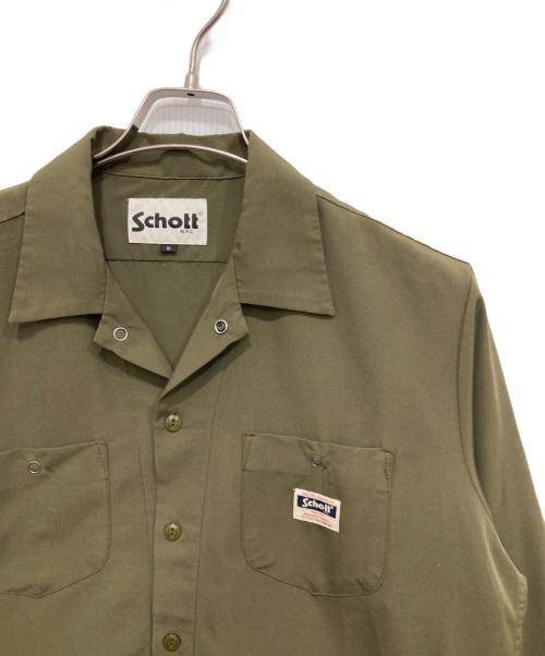 Schott（ショット）Schott (ショット) TC WORK SHIRTS オリーブ サイズ:Sの古着・服飾アイテム