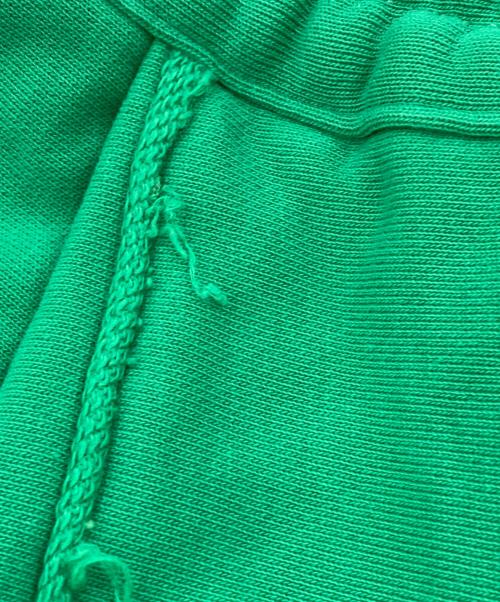 MAISON SPECIAL（メゾンスペシャル）MAISON SPECIAL (メゾンスペシャル) クラッシュスウェットプライムワイドピンタックイージーパンツ グリーン サイズ:00の古着・服飾アイテム