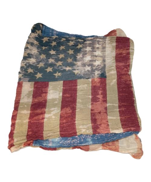 Denim & Supply Ralph Lauren（デニム＆サプライ ラルフローレン）Denim & Supply Ralph Lauren (デニム＆サプライ ラルフローレン) 星条旗ストール ブルー×レッドの古着・服飾アイテム