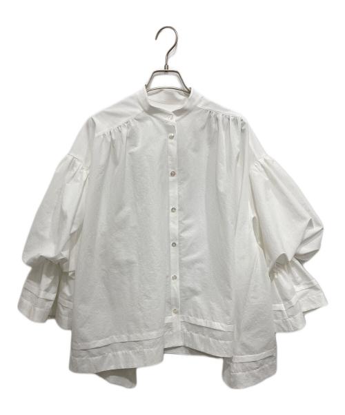 LE PHIL（ル フィル）LE PHIL (ル フィル) キャンディースリーブブラウス ホワイト サイズ:Fの古着・服飾アイテム