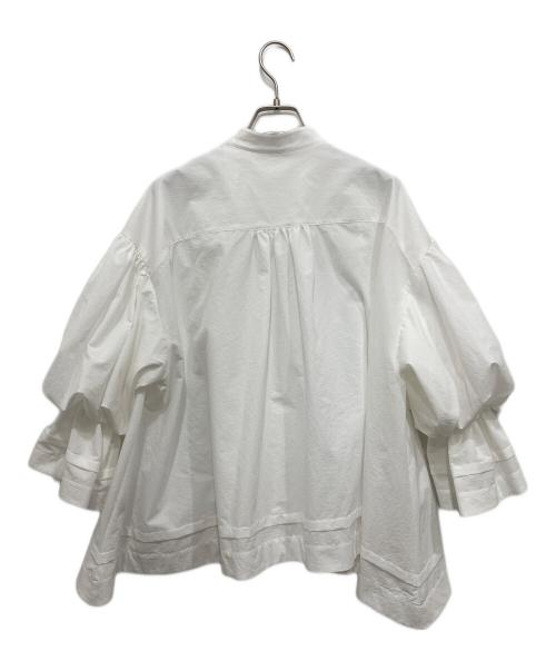 LE PHIL（ル フィル）LE PHIL (ル フィル) キャンディースリーブブラウス ホワイト サイズ:Fの古着・服飾アイテム
