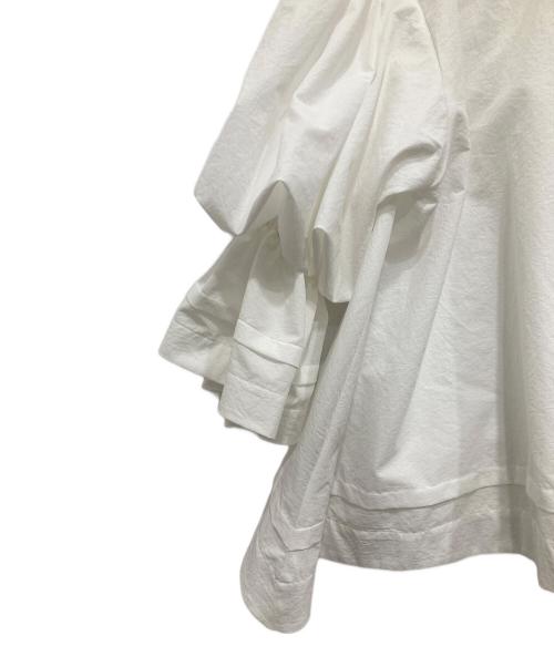 LE PHIL（ル フィル）LE PHIL (ル フィル) キャンディースリーブブラウス ホワイト サイズ:Fの古着・服飾アイテム