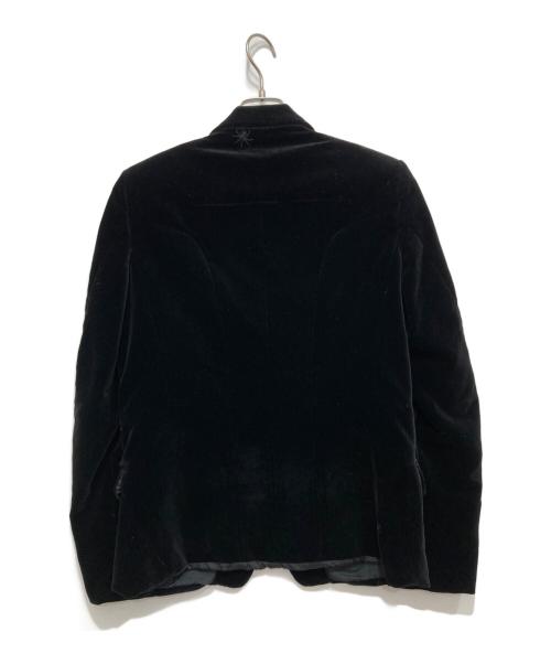 UNDERCOVER（アンダーカバー）UNDERCOVER (アンダーカバー) ベロアテーラードジャケット ブラック サイズ:3の古着・服飾アイテム