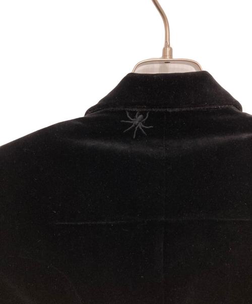 UNDERCOVER（アンダーカバー）UNDERCOVER (アンダーカバー) ベロアテーラードジャケット ブラック サイズ:3の古着・服飾アイテム