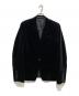 UNDERCOVER（アンダーカバー）の古着「ベロアテーラードジャケット」｜ブラック