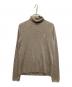 MAISON KITSUNE（メゾンキツネ）の古着「FOX HEAD PATCH FITTED TURTLENECK」｜ベージュ