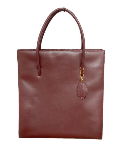 Cartier（カルティエ）Cartier (カルティエ) トートバッグ ボルドーの古着・服飾アイテム