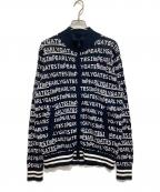 PEARLY GATESパーリーゲイツ）の古着「ジップニット」｜ネイビー