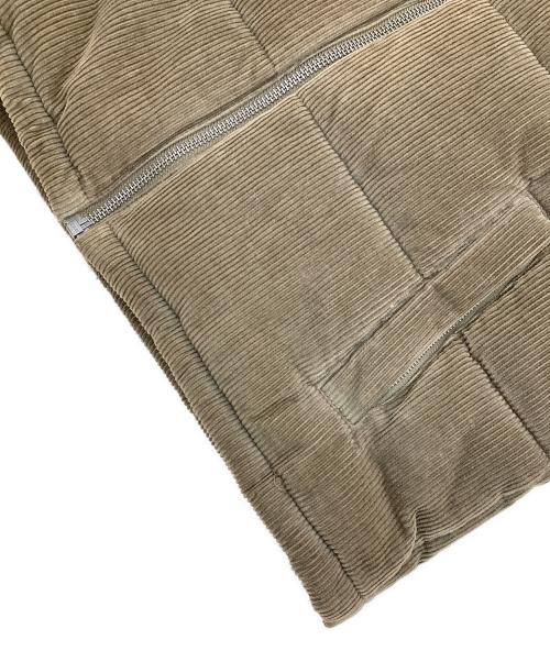 ck Calvin Klein（シーケーカルバンクライン）ck Calvin Klein (シーケーカルバンクライン) 中綿コーデュロイジャケット オリーブ サイズ:Sの古着・服飾アイテム