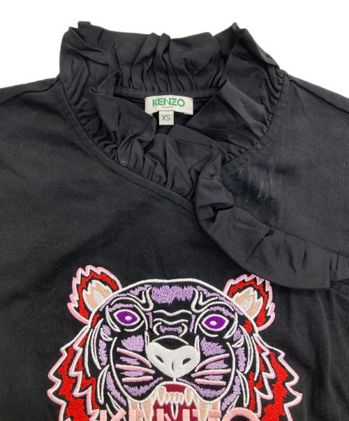 KENZO（ケンゾー）KENZO (ケンゾー) タイガー刺繍ワンピース ブラック サイズ:XSの古着・服飾アイテム