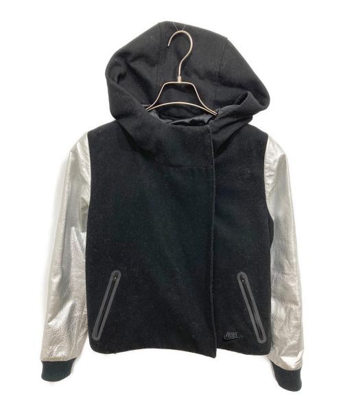 NIKE（ナイキ）NIKE (ナイキ) 袖切替スタジャン ブラック サイズ:Mの古着・服飾アイテム