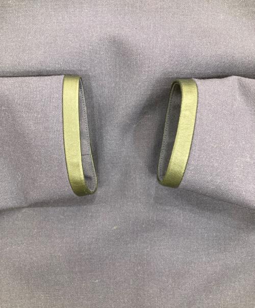 ADEAM（アディアム）ADEAM (アディアム) エコレザー切替ブラウス ネイビー サイズ:2の古着・服飾アイテム