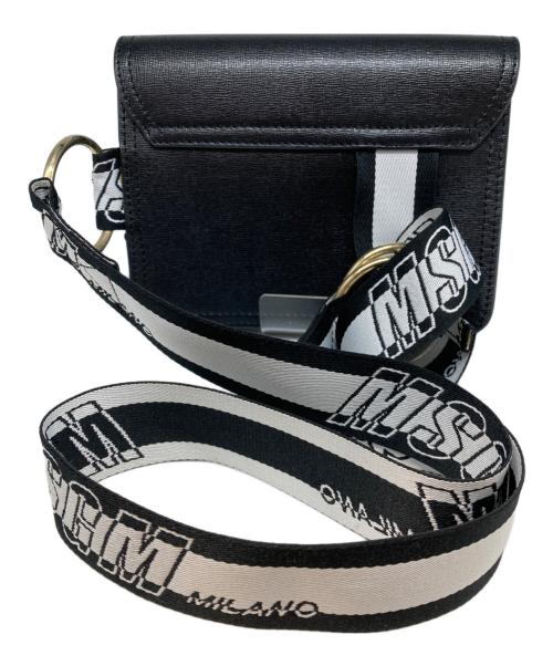MSGM（エムエスジーエム）MSGM (エムエスジーエム) ロゴショルダーバッグ ブラック サイズ:NRの古着・服飾アイテム