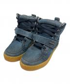 DIESELディーゼル）の古着「ハイカットスニーカー」｜インディゴ