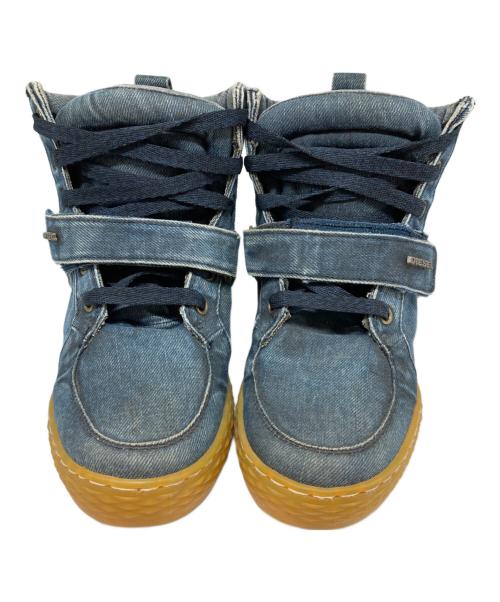 DIESEL（ディーゼル）DIESEL (ディーゼル) ハイカットスニーカー インディゴ サイズ:24cmの古着・服飾アイテム