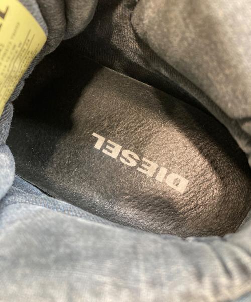 DIESEL（ディーゼル）DIESEL (ディーゼル) ハイカットスニーカー インディゴ サイズ:24cmの古着・服飾アイテム