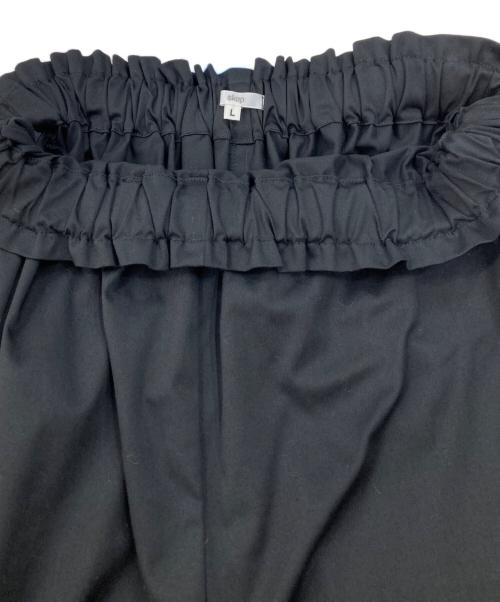 skep（スケップ）skep (スケップ) ワイドパンツ（ショート） ブラック サイズ:Lの古着・服飾アイテム