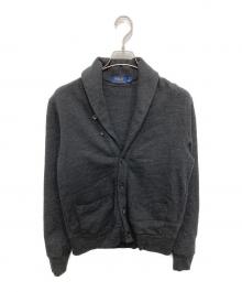 POLO RALPH LAUREN（ポロ・ラルフローレン）の古着「ショールカラーカーディガン」｜ブラック