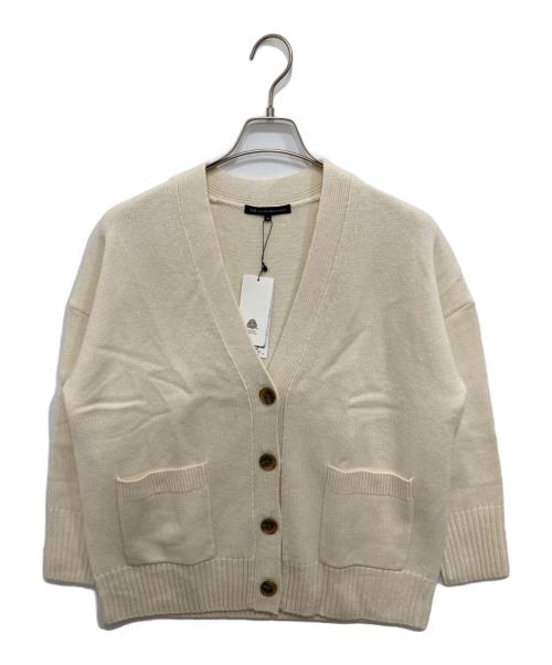 23区（ニジュウサンク）23区 (ニジュウサンク) ウールカシミヤブレンド カーディガン ホワイト サイズ:38 未使用品の古着・服飾アイテム