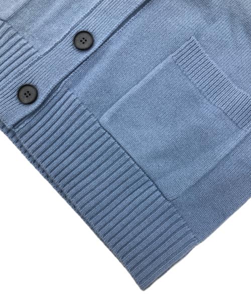 23区（ニジュウサンク）23区 (ニジュウサンク) ウールカシミヤブレンド カーディガン ブルー サイズ:M 未使用品の古着・服飾アイテム