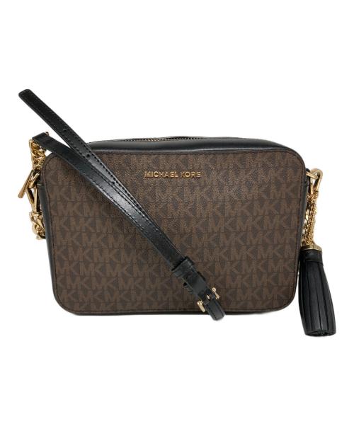 MICHAEL KORS（マイケル・コース）MICHAEL KORS (マイケル・コース) シグネチャーカメラバッグ ブラウンの古着・服飾アイテム