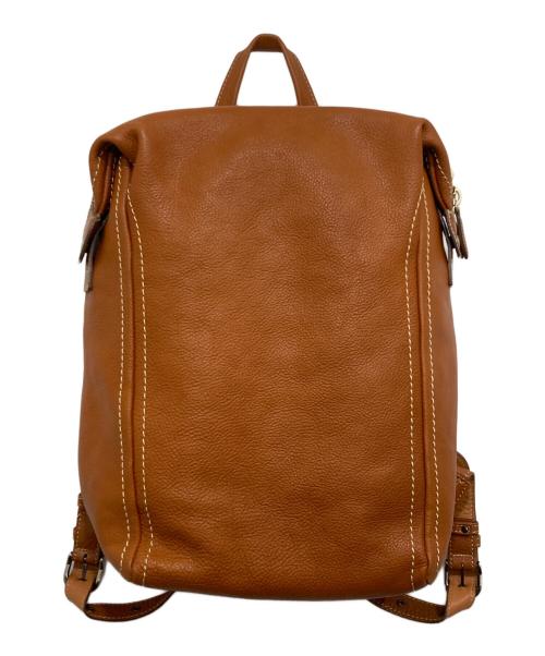 土屋鞄（ツチヤカバン）土屋鞄 (ツチヤカバン) トーンオイルヌメソフトミディアムバックパック ブラウンの古着・服飾アイテム