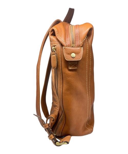 土屋鞄（ツチヤカバン）土屋鞄 (ツチヤカバン) トーンオイルヌメソフトミディアムバックパック ブラウンの古着・服飾アイテム