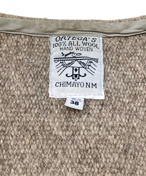 ORTEGA's（オルテガ）ORTEGA'S (オルテガ) チマヨベスト ベージュ サイズ:SIZE38の古着・服飾アイテム