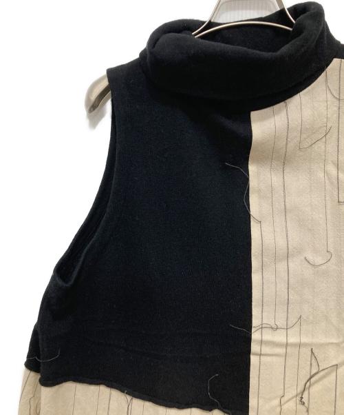 Y's（ワイズ）Y's (ワイズ) ノースリーブワンピース ベージュ サイズ:1の古着・服飾アイテム