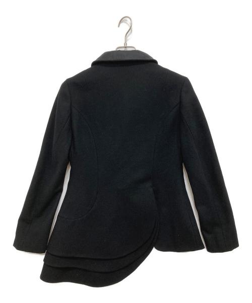 Yohji Yamamoto FEMME（ヨウジヤマモトファム）YOHJI YAMAMOTO FEMME (ヨウジヤマモトファム) ウールジャケット ブラック サイズ:SIZE1の古着・服飾アイテム