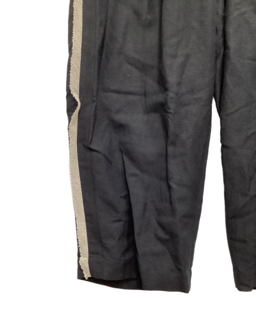 Y's（ワイズ）Y's (ワイズ) リネンパンツ ブラック サイズ:1の古着・服飾アイテム