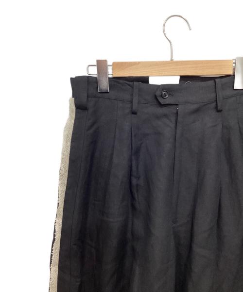 Y's（ワイズ）Y's (ワイズ) リネンパンツ ブラック サイズ:1の古着・服飾アイテム