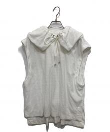 MIDIUMISOLID（ミディウミソリッド）の古着「ノースリーブカットソー」｜ホワイト