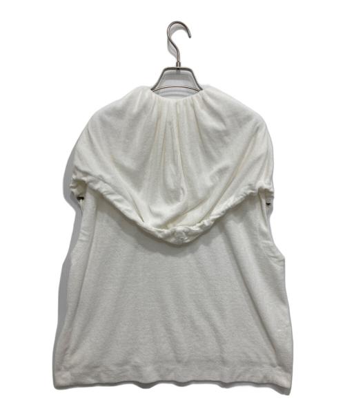 MIDIUMISOLID（ミディウミソリッド）MIDIUMISOLID (ミディウミソリッド) ノースリーブカットソー ホワイト サイズ:Fの古着・服飾アイテム