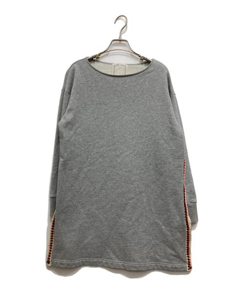 BEARDSLEY（ビアズリー）BEARDSLEY (ビアズリー) スウェットワンピース グレー サイズ:Fの古着・服飾アイテム