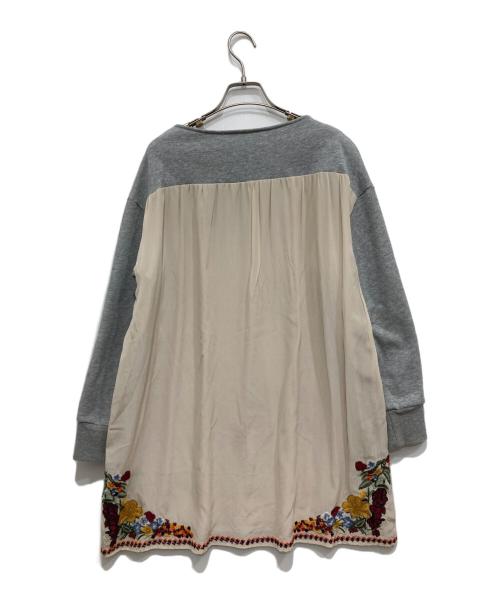 BEARDSLEY（ビアズリー）BEARDSLEY (ビアズリー) スウェットワンピース グレー サイズ:Fの古着・服飾アイテム