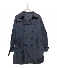 Sealup ナイロン ステンカラーコート サイズM 48 ネイビー シーラップ 中古・古着通販】Sealup (シーラップ) ナイロンステンカラーコート