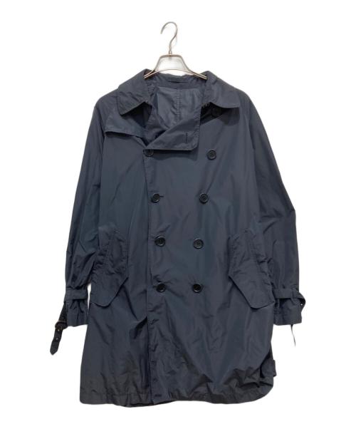 ASPESI（アスペジ）ASPESI (アスペジ) ポリエステルトレンチコート ネイビー サイズ:Mの古着・服飾アイテム