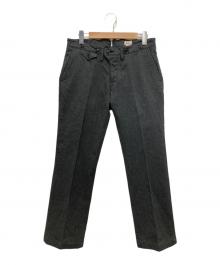 ORGUEIL（オルゲイユ）の古着「Classic Low Waist Trousers」｜グレー