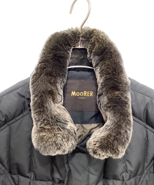 MOORER（ムーレー）MOORER (ムーレー) ダブルブレストダウンコート ブラック サイズ:48の古着・服飾アイテム