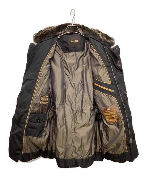 MOORER（ムーレー）MOORER (ムーレー) ダブルブレストダウンコート ブラック サイズ:48の古着・服飾アイテム